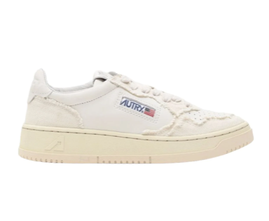 AUTRY AULW CB01 MEDALIST LOW GAOT CANVAS IVORY WOMEN'S SNEAKERS 