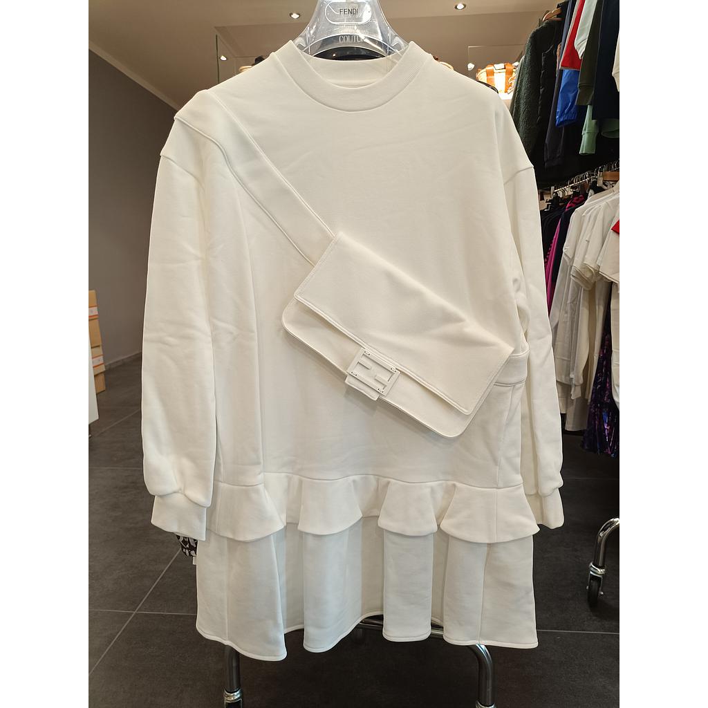 FENDI JFB629 5V0 F0TU9 GESSO ABITO 