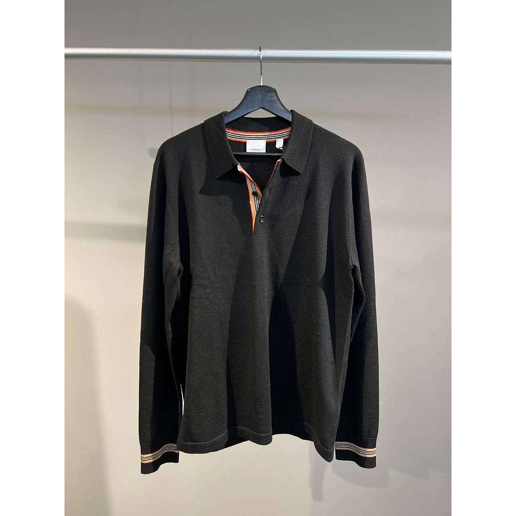 BURBERRY OT 80926391 MEN'S POLO BLACK