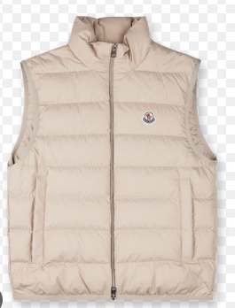 MONCLER 1A00076 54A81 20L CONTRIN MEN'S VEST BEIGE