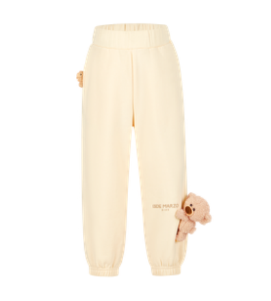 13DE MARZO 1687 KID'S BEAR BASE SWEATPANTS BEIGE