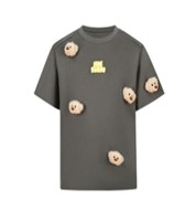 13DE MARZO KID'S MZ2501302 COVER T-SHIRT GREY 