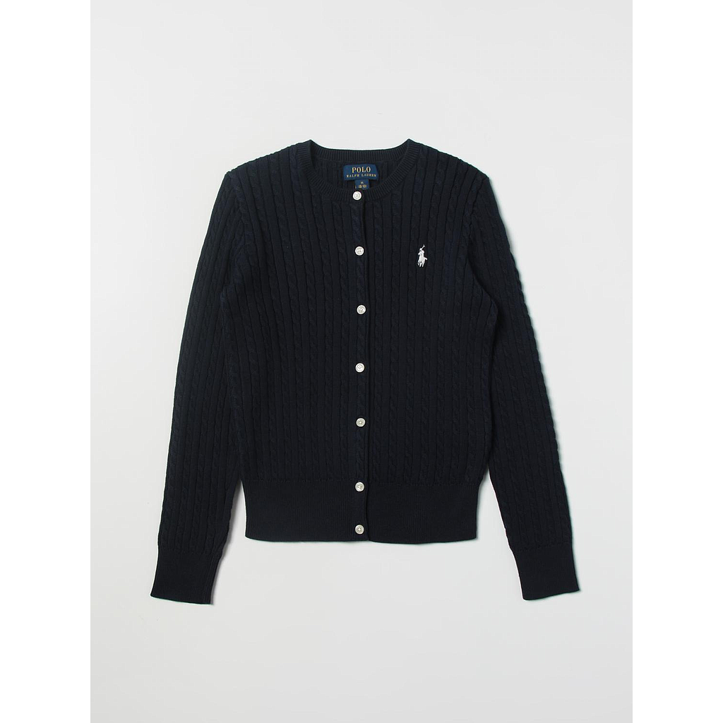 POLO RALPH LAUREN KID'S 312543047 011 GIRL'S CARDIGAN HUNTER ANVY