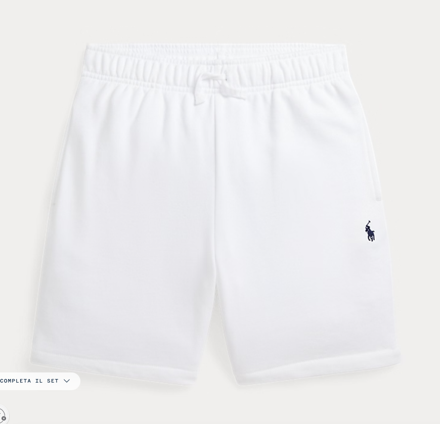 POLO RALPH LAUREN KIDS 323964135001 BOY'S SHORTS WHITE