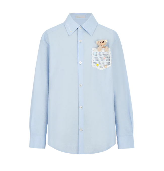 13DE MARZO MZ2503601 ISLAND STYLE BEAR SHIRT LIGHT BLUE 1853