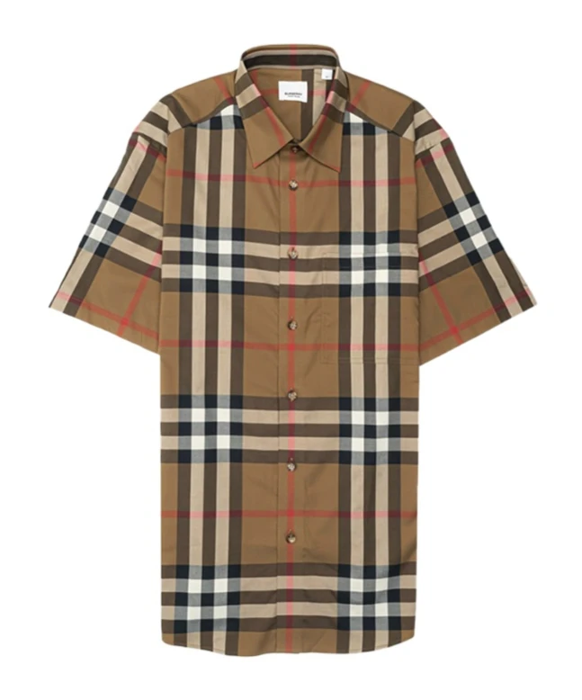 BURBERRY OT 80929421 MEN'S SHIRT BROWN