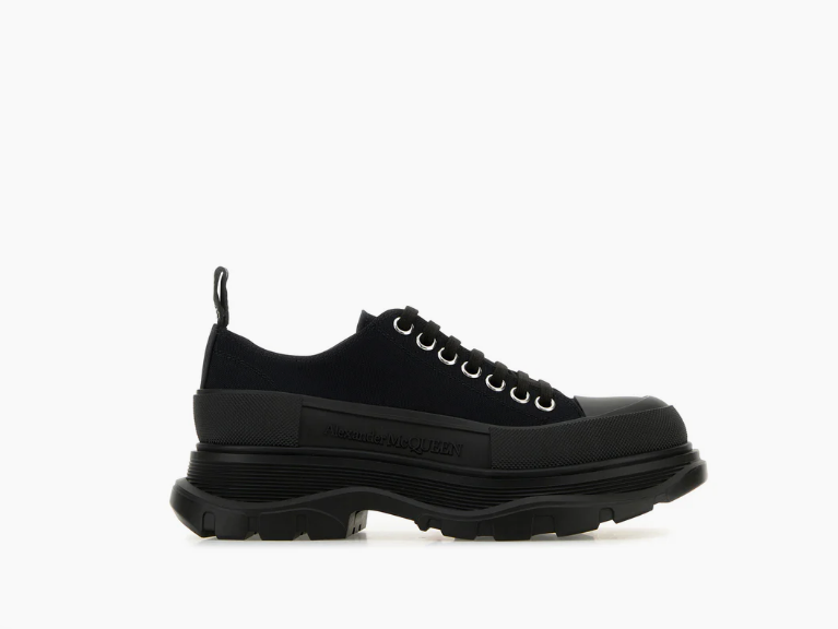 ALEXANDER MCQUEEN 697072 W4AAQ 1000 WOMEN'S SNEAKERS BLACK