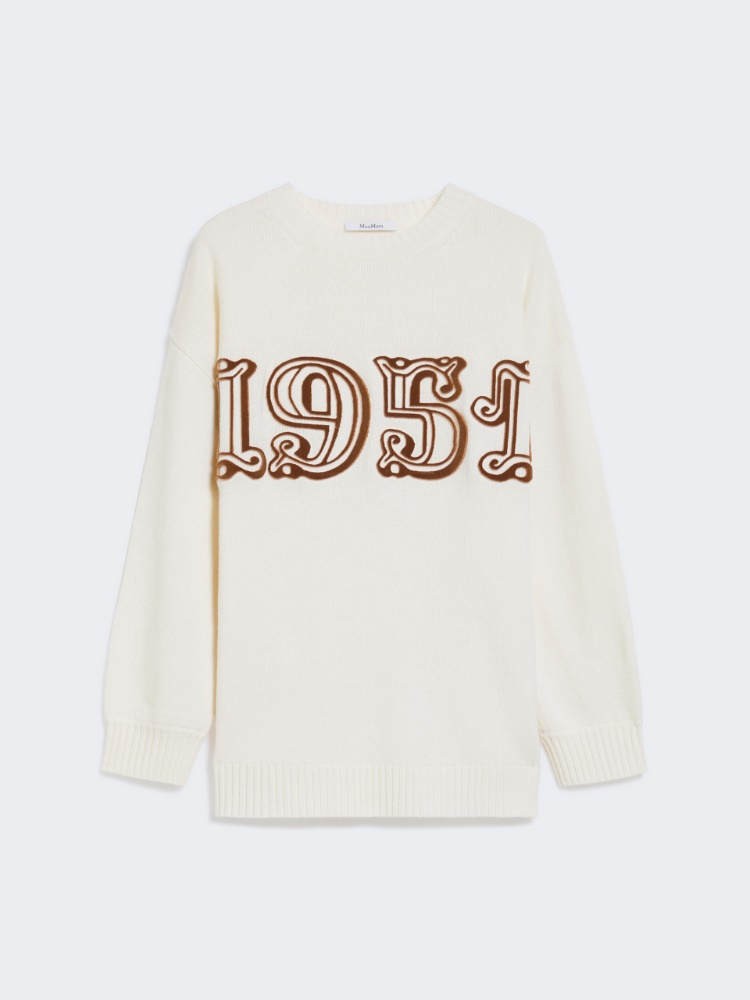 MAXMARA 1366215206014 - FIDO WOMEN'S SWEATER WHITE
