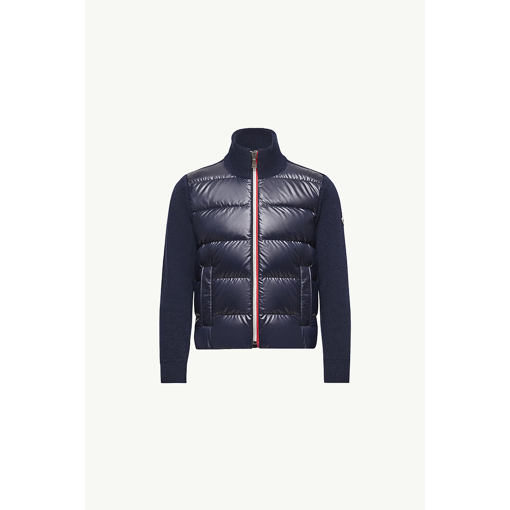 MONCLER KIDS K2954 9B00006 M1241 BOY'S JACKET NAVY (8A-10A)