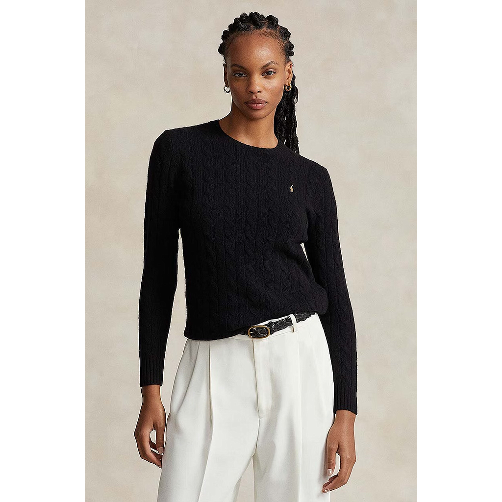POLO RALPH LAUREN 211910421 015 WOMEN'S SWEATER BLACK