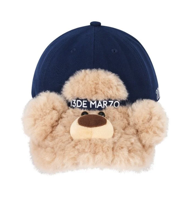 13DE MARZO MZ2509102 BEAR TO BACK CAP BLUE 