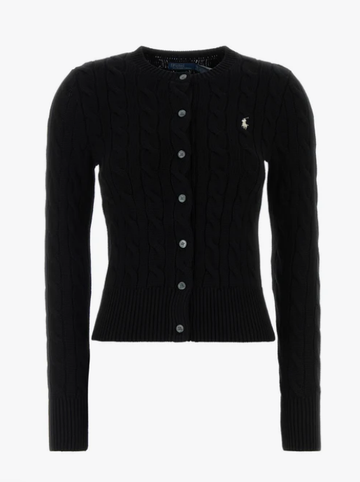 POLO RALPH LAUREN 211971868 016 WOMEN'S CARDIGAN BLACK