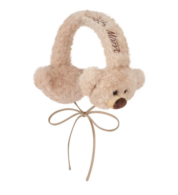 13DE MARZO MZ2504801 BEAR FUZZY EAR WARMER KHAKI