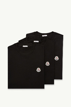 MONCLER 8C00032.829H8 999 MEN'S 3 PACK T-SHIRT