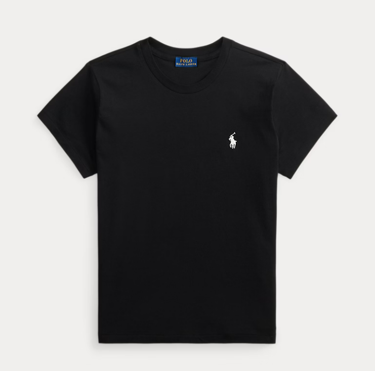 POLO RALPH LAUREN 211B14605033 WOMEN'S T-SHIRT BLACK