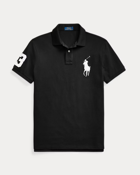 POLO RALPH LAUREN 710688969001 MEN'S POLO BLACK