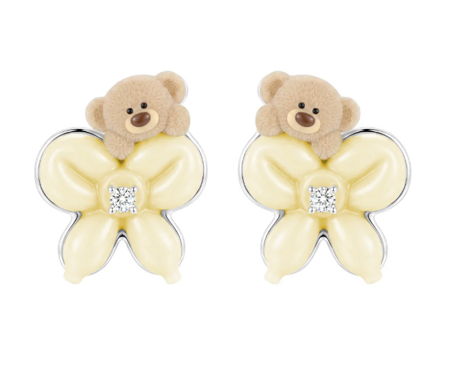 13DE MARZO MZ2608001 BALLOON BOW BEAR STUDS YELLOW