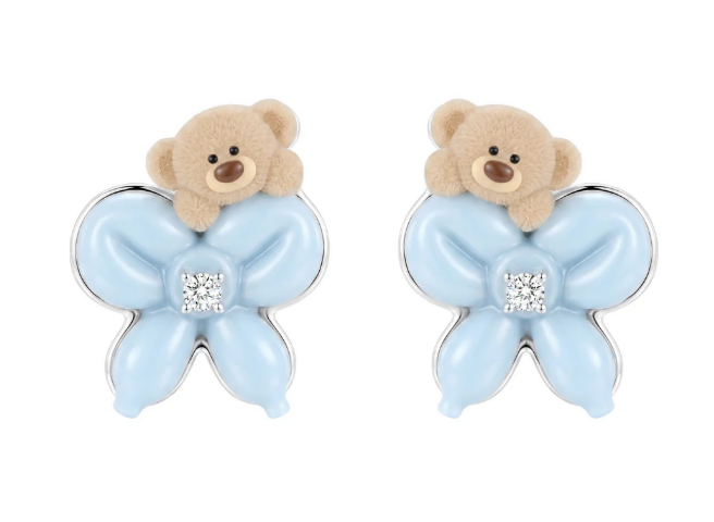 13DE MARZO MZ2608002 BALLOON BOW BEAR STUDS BLUE
