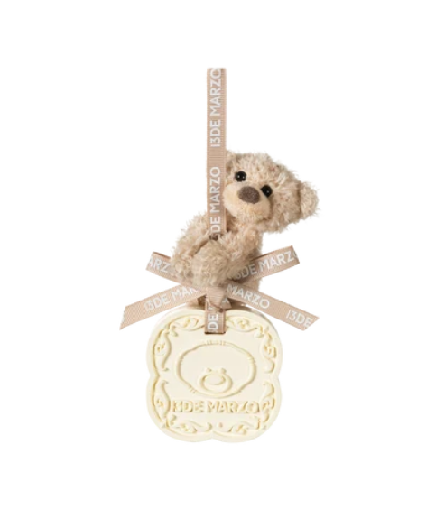 13DE MARZO MZ2608801 PLASTER BEAR AROMA ORNAMENT KHAKI
