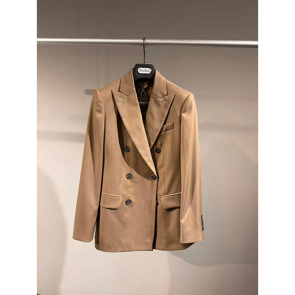 MAXMARA 1046136106007 - MXMUNIONE WOMEN'S BLAZER CAMEL