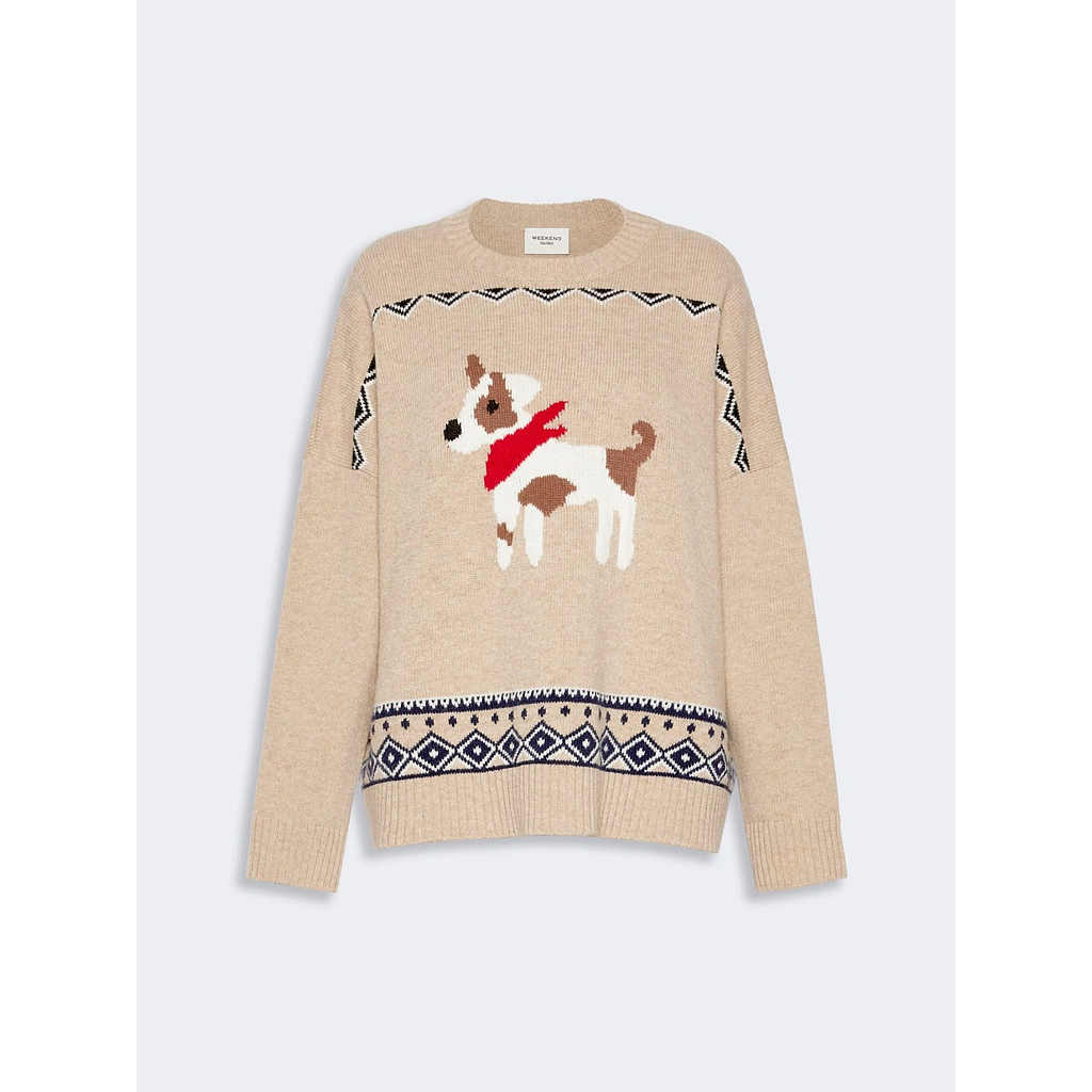 MAXMARA WEEKEND 5366236206008 - WKDPAVIDI WOMEN'S SWEATER SAND