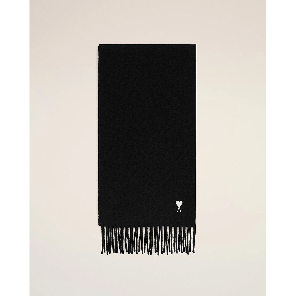 AMI PARIS USF677.AW0047.001 WOMEN'S SCARF BLACK