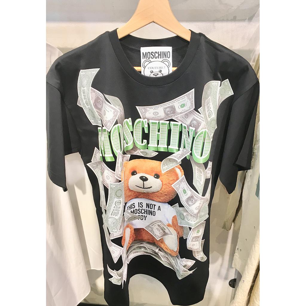 MOSCHINO T-SHIRT CASH NERO-A0701 5440 1555