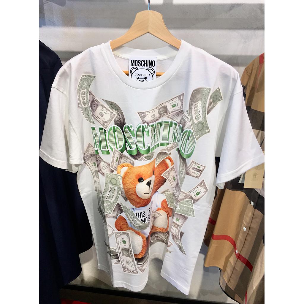 MOSCHINO T-SHIRT CASH BIANCO 0701 5440 1002 