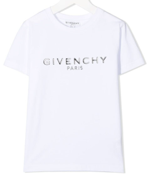 GIVENCHY FELPA BIANCO ARGENTO H25241