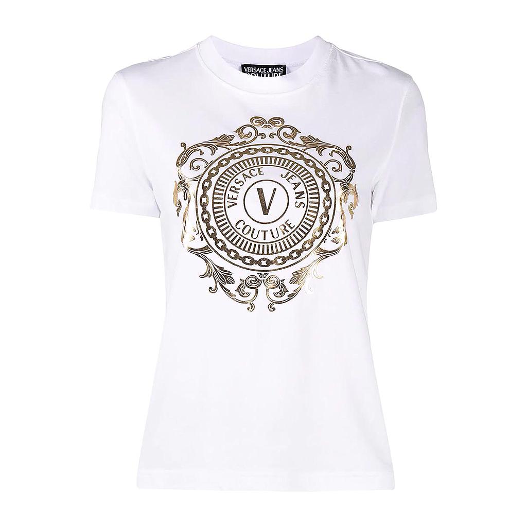VERSACE JEANS COUTURE B2HWA7FA 30454 K4 WOMEN'S T-SHIRT