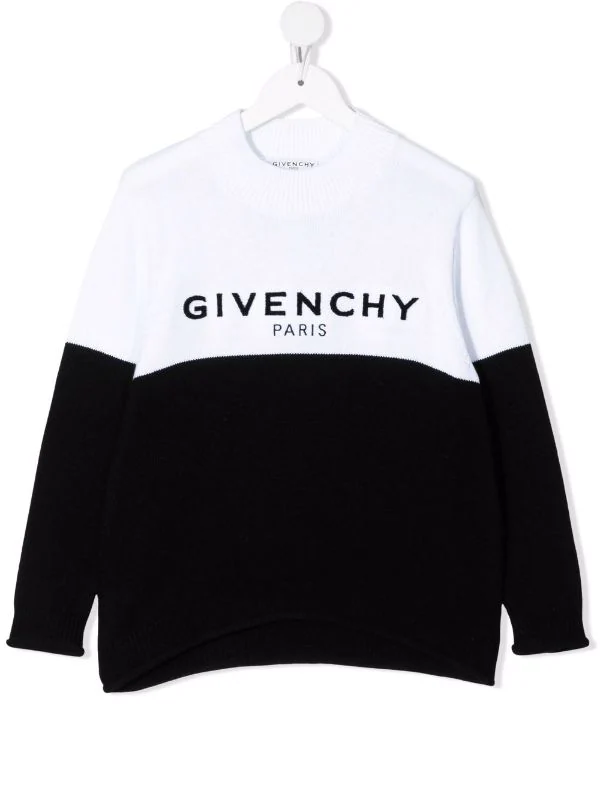 GIVENCHY KID MAGLIA H15221 H41 NERO-BIANCO