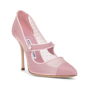 MANOLO BLAHNIK SCARPE CAMPARIMESH 421 0987 0005 ROSA