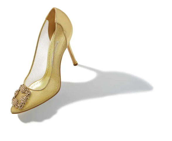 MANOLO BLAHNIK SCARPE HANGISI 421 1146 0001 ORO