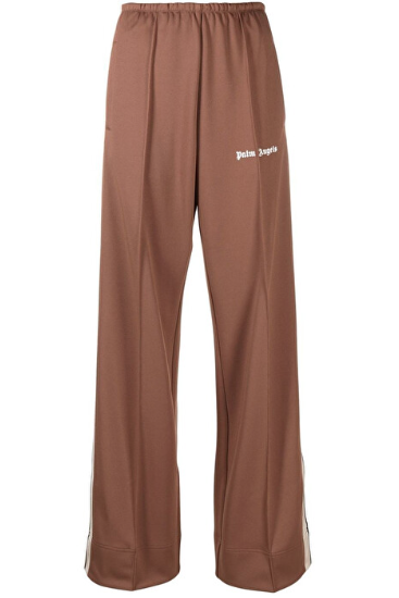 PALM ANGELS PWCJ010F22FAB001 6003 BROWN TRACK PANTS
