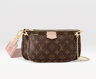LOUIS VUITTON M44840 WOMEN CROSSBODY BROWN/PINK